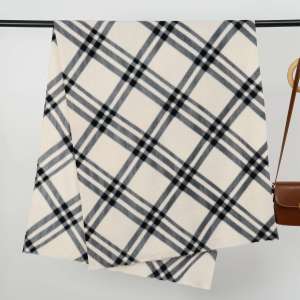 Simple Series Daily Plaid Polyester Winter Scarves h5 Picture7