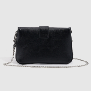 Streetwear Style Metal Hardware Studded Solid Color Rivet Pu Women's Shoulder Bags(The Bag Charm Is Not Included.) h5 Picture5