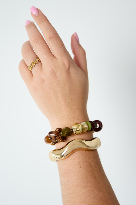 Acrylic Beaded Bracelets Irregular Shape Simple Daily Simple Series Women's jewelry 2