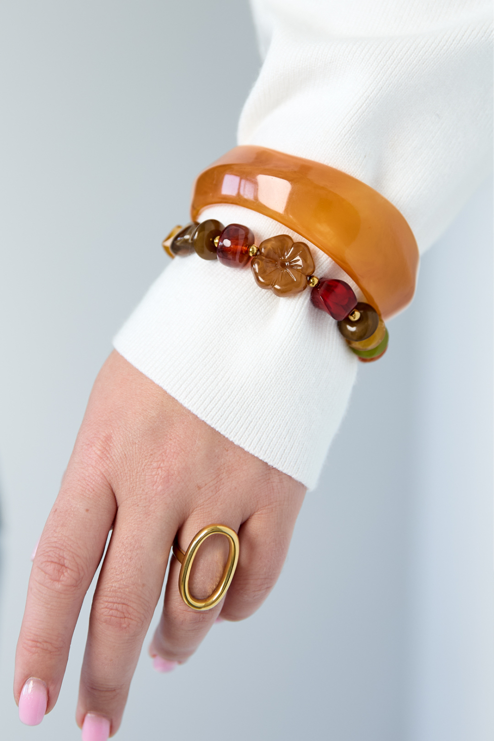 Acrylic Beaded Bracelets Beads Casual Daily Simple Series Women's Jewelry Picture2