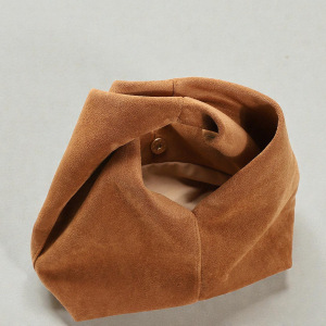 Minimalist Style Solid Color Twist Suede Women's Handbags h5 Picture3