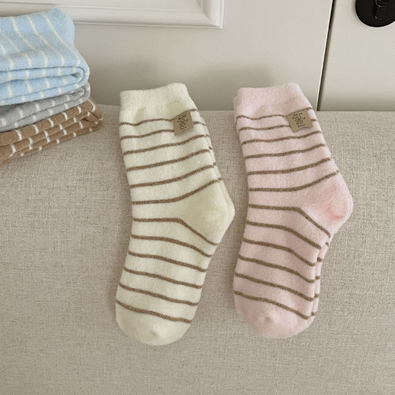 Basic Stripes Mid-Calf Socks h5Picture6