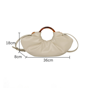 Parisian Chic Style None Solid Color Pu Women's Handbags h5 Picture6
