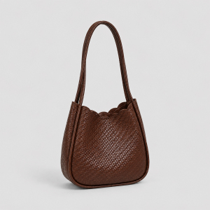 Office Style Woven Solid Color Pu Women's Tote Bag h5 Picture2