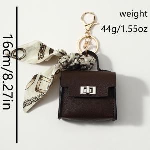 Simple Series Daily Bow Knot Solid Color Alloy Bag Charms Earphone Case h5 Picture2
