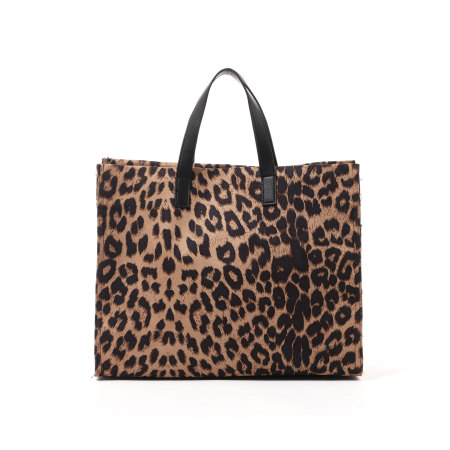 Casual stijl pluizige effen vierkante damestas met luipaardprint en dierenprint van corduroy 2
