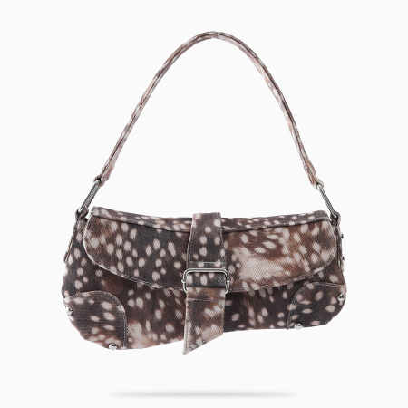 Damen-Satteltasche im Streetwear-Stil mit Bambi-Print 2
