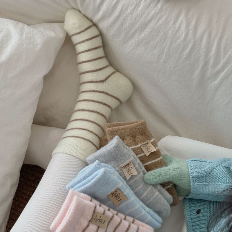 Basic Stripes Mid-Calf Socks h5Picture5