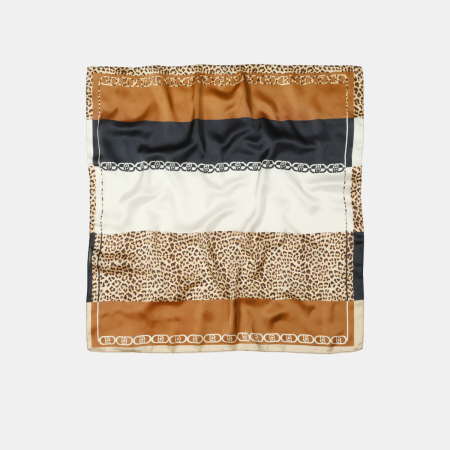 Retro bandana voor dames van polyester met luipaardprint in diverse kleuren.