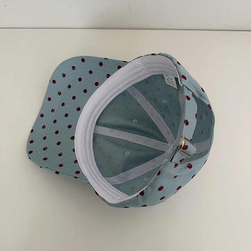 Simple Series Daily Polka Dots Cotton Baseball Cap h5Picture5
