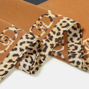 Retro Leopard Print Mixed Color Polyester Women's Bandana h5 Picture5