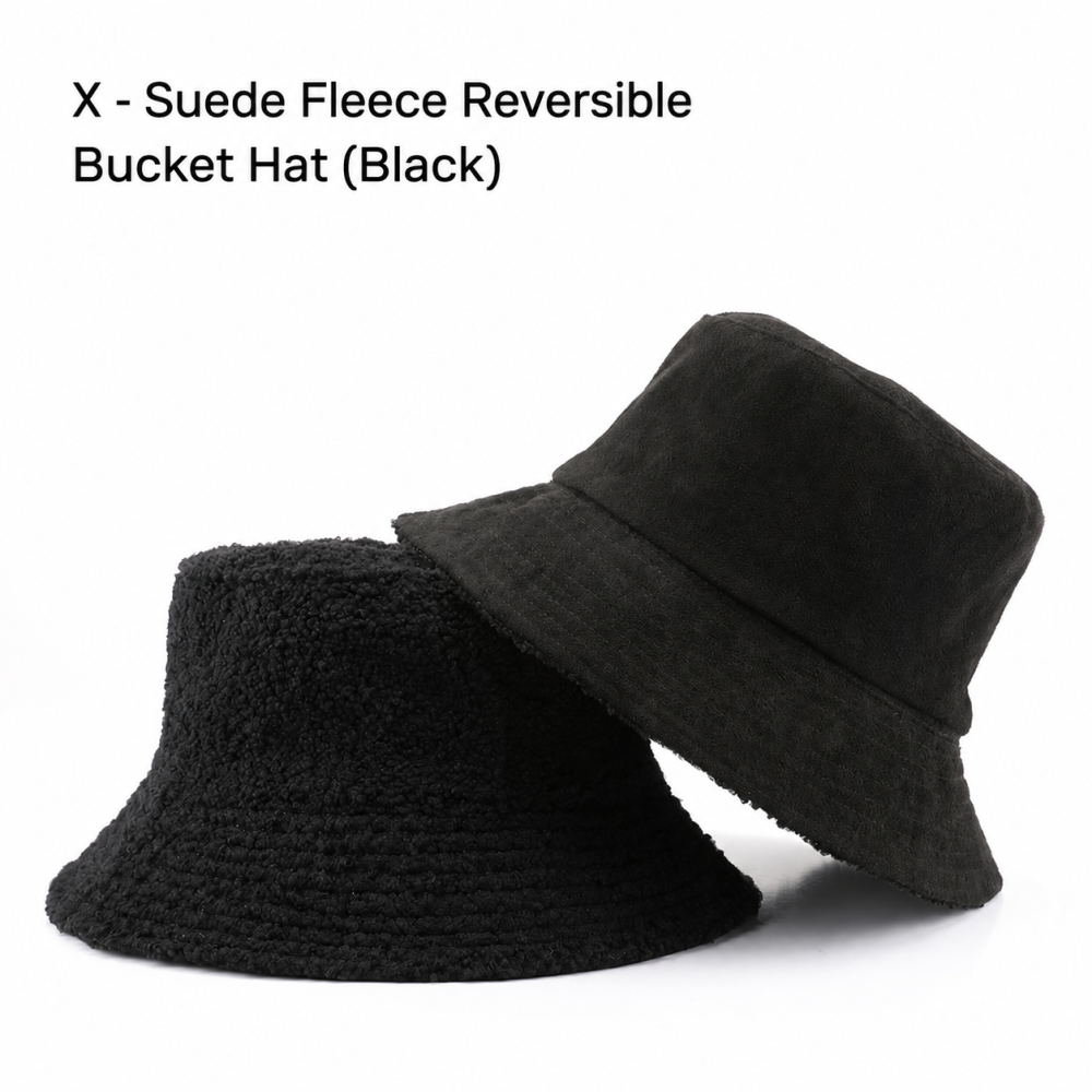 Einfache Serie – Alltags-Bucket-Hüte Aus Wildleder In Unifarben Mit Patchwork-Muster 
