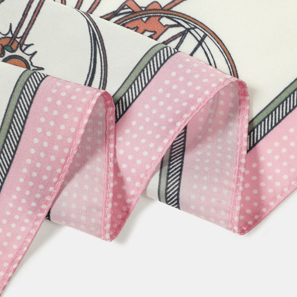 Vintage Carriage Pattern Polyester Women's Bandana Picture4