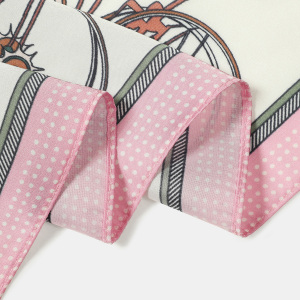 Vintage Carriage Pattern Polyester Women's Bandana h5 Picture4