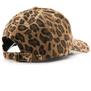 Simple Series Retro Leopard Print Cotton Baseball Cap h5 Picture6