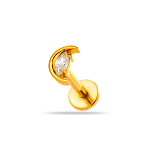 Simple Bow Knot Butterfly Stainless Steel Waterproof   Gold Color  Zircon Women's Piercing Earrings h5 