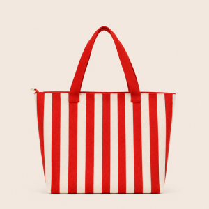 Casual Style Woven Stripe Mixed Color Polyester Women's Square Shoulder Bags h5 Picture2