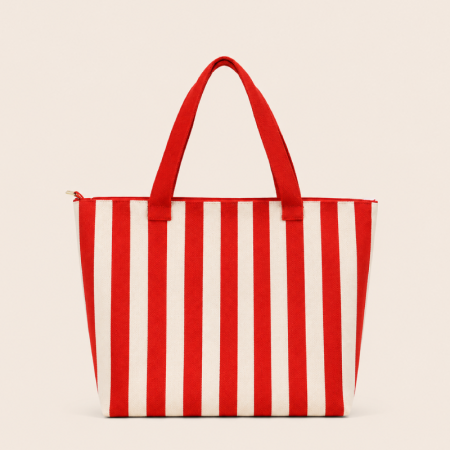 Casual Style Woven Stripe Mixed Color Polyester Women's Square Shoulder Bags 2