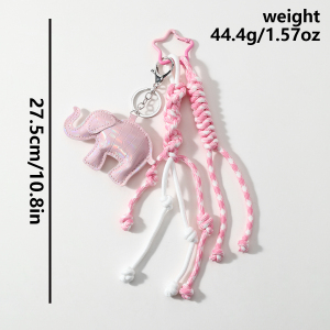 Simple Series Daily Animal Solid Color Beads Alloy Bag Charms h5 Picture2