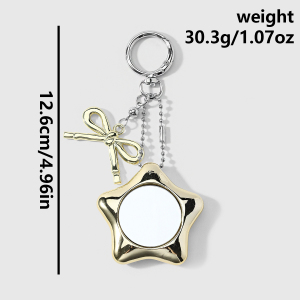 Simple Series Daily Heart Star Note/Instrument Alloy Bag Charms h5 Picture2