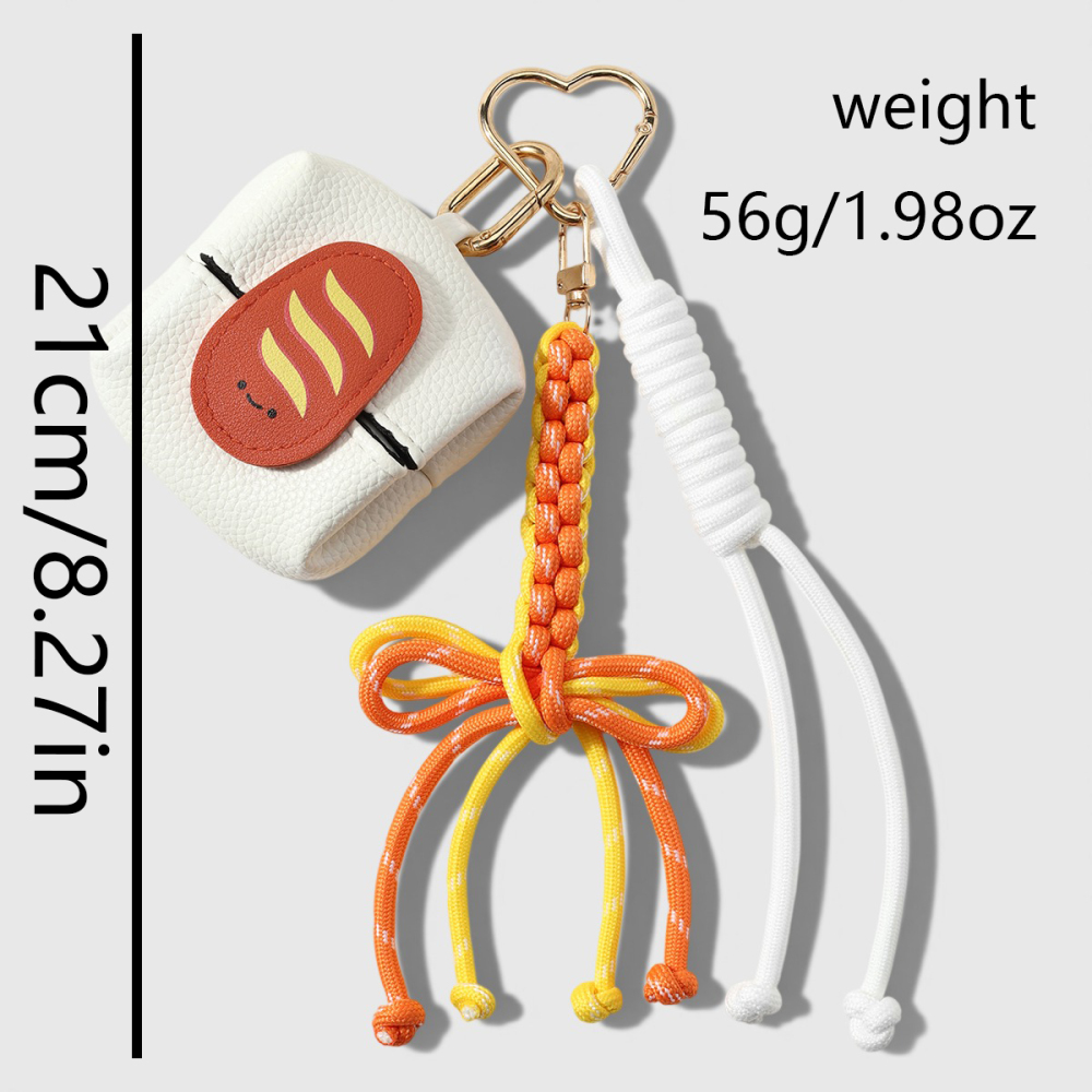 Simple Series Daily Fruit Bow Knot Twist Alloy Bag Charms Picture2