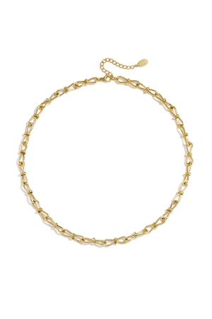 Stainless Steel Chain Necklaces Geometric Shape Simple Daily Simple Series Women's Jewelry h5