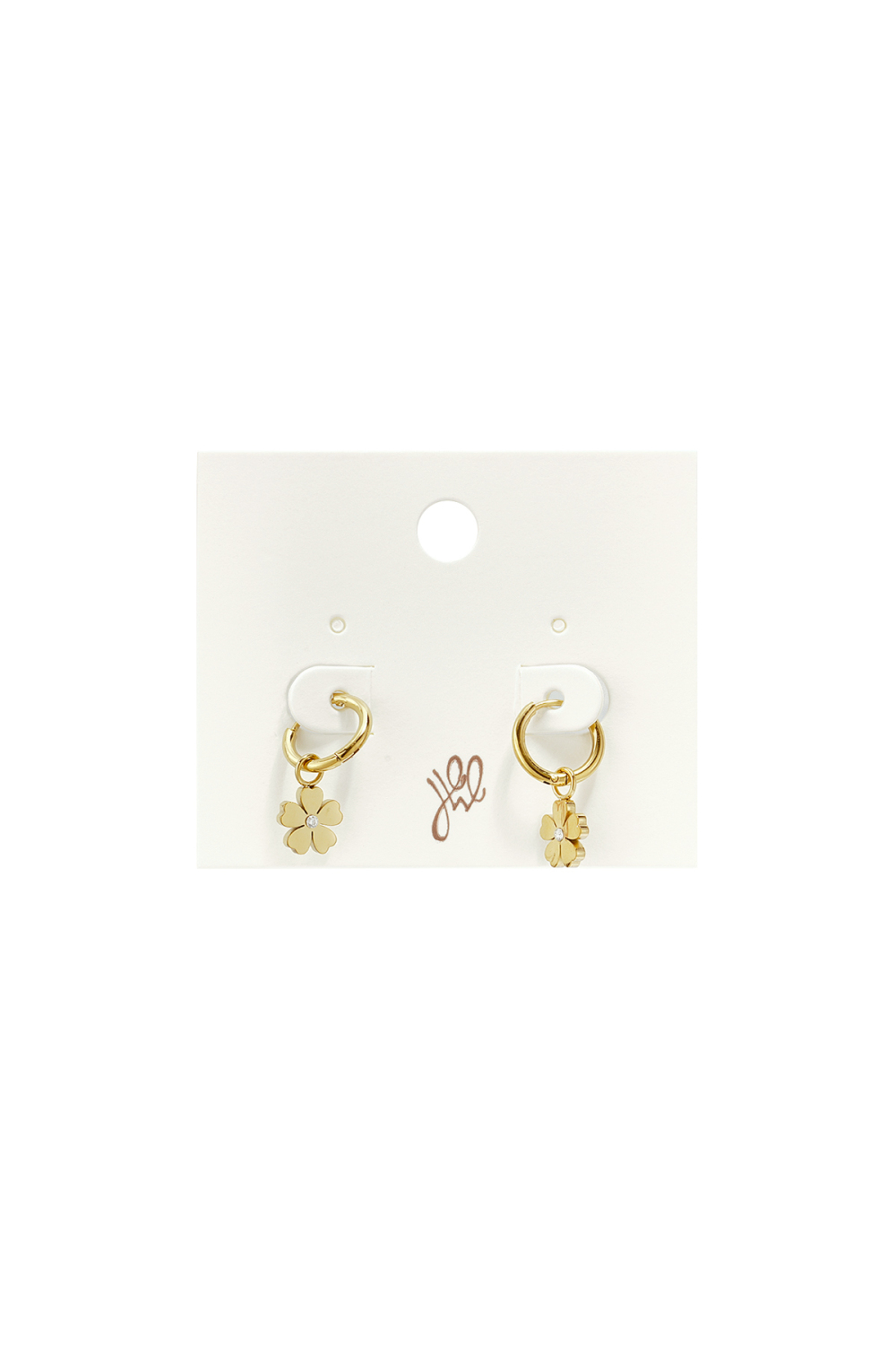 Stainless Steel Drop Earrings Flower Simple Daily Simple Series Women's Jewelry Picture3