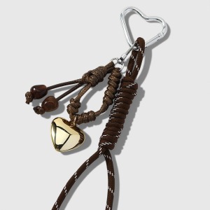 Simple Series Daily Heart Beads Woven Alloy Bag Charms h5 Picture6