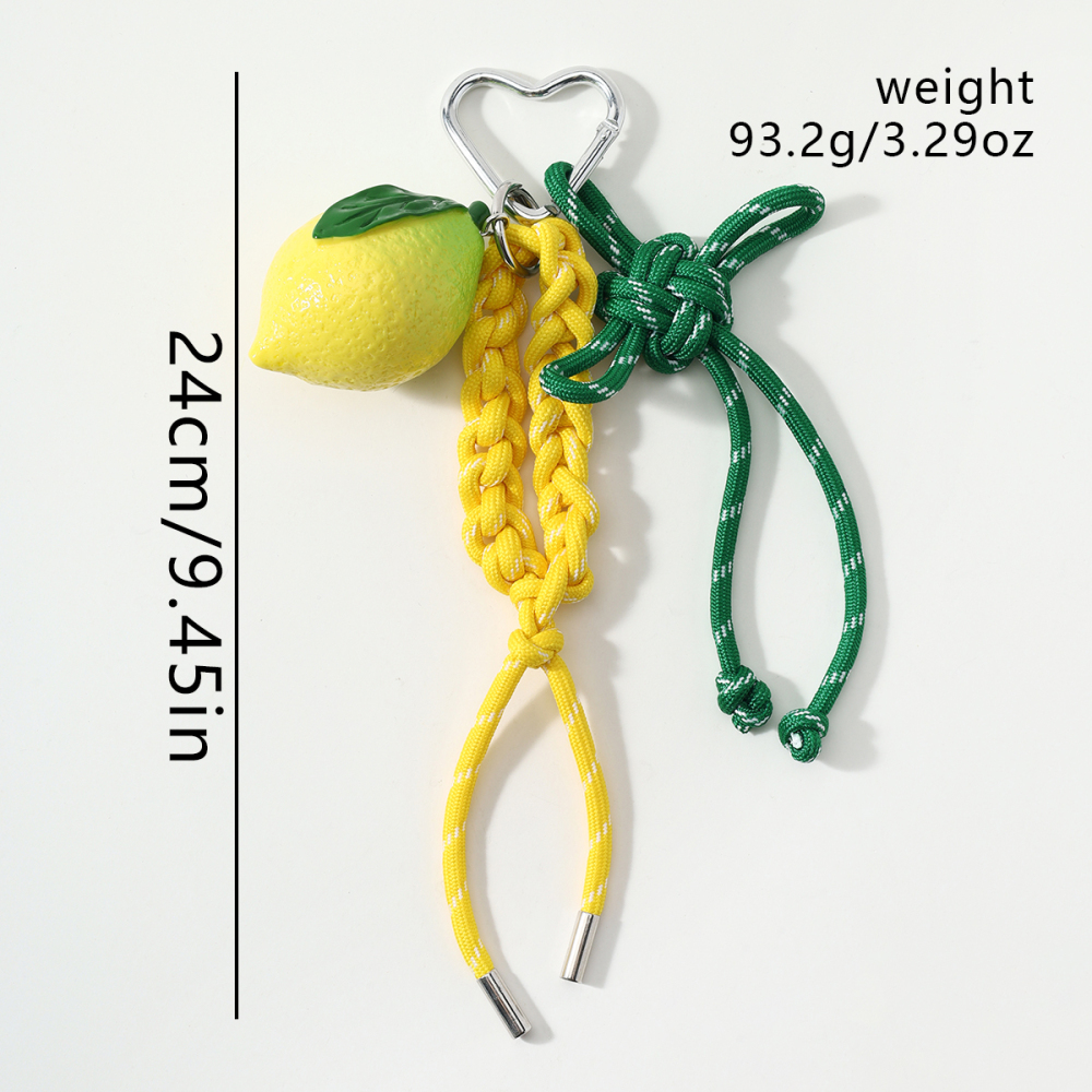 Simple Series Daily Fruit Woven Alloy Bag Charms h5Picture2