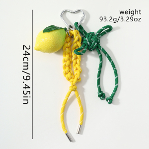 Simple Series Daily Fruit Woven Alloy Bag Charms h5 Picture2