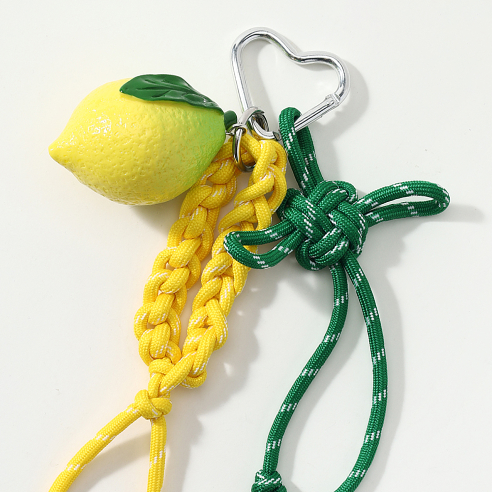 Simple Series Daily Fruit Woven Alloy Bag Charms Picture4