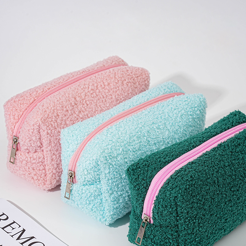 Simple Series Daily Mixed Color Polyester Makeup Bags Picture3