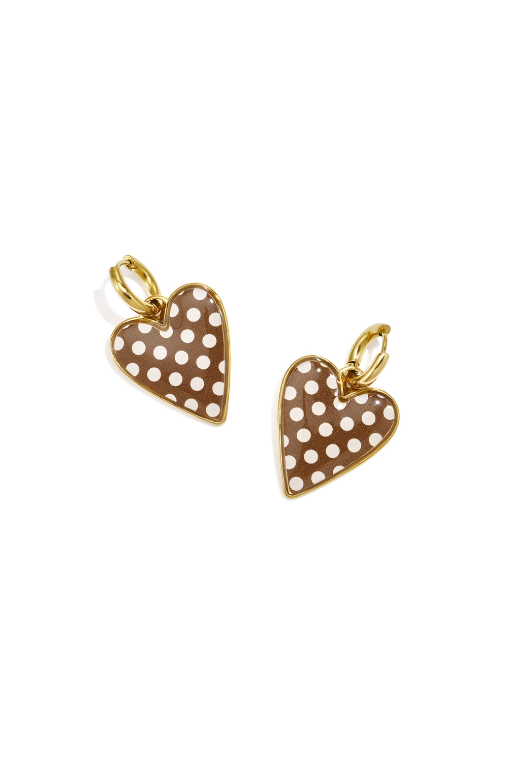 Pendientes Colgantes De Acero Inoxidable Con Forma De Corazón, Sencillos, De La Serie Daily Simple, Joyería Para Mujer. 