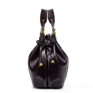 Casual Style Metal Hardware Bow Detail Bow Knot Solid Color Premium Quality Pu Women's East-West Bag Handbags h5 Picture4