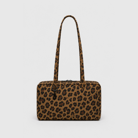Casual Style Printed Leopard Print Plaid Mixed Color Star Nylon Women's Square Shoulder Bags
