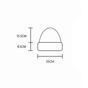 Simple Series Elegant Solid Color Wool Polyester Blend Beanie h5 Picture4