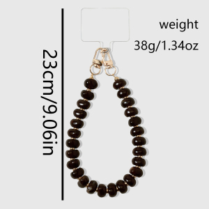 Simple Series Daily Solid Color Beads Alloy Phone Chain h5 Picture2