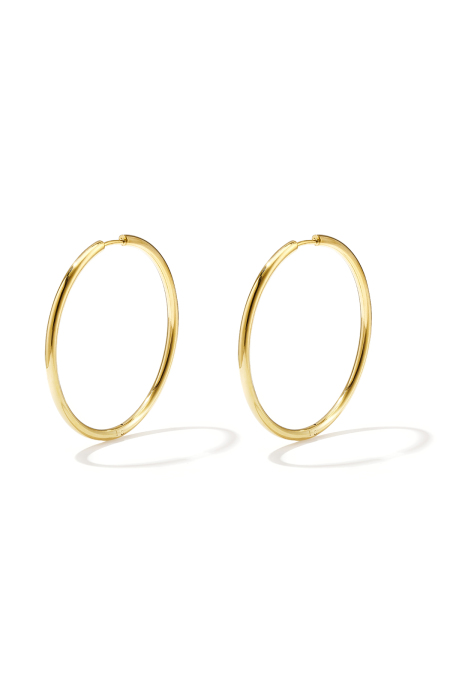 stainless steel earrings hoops medium