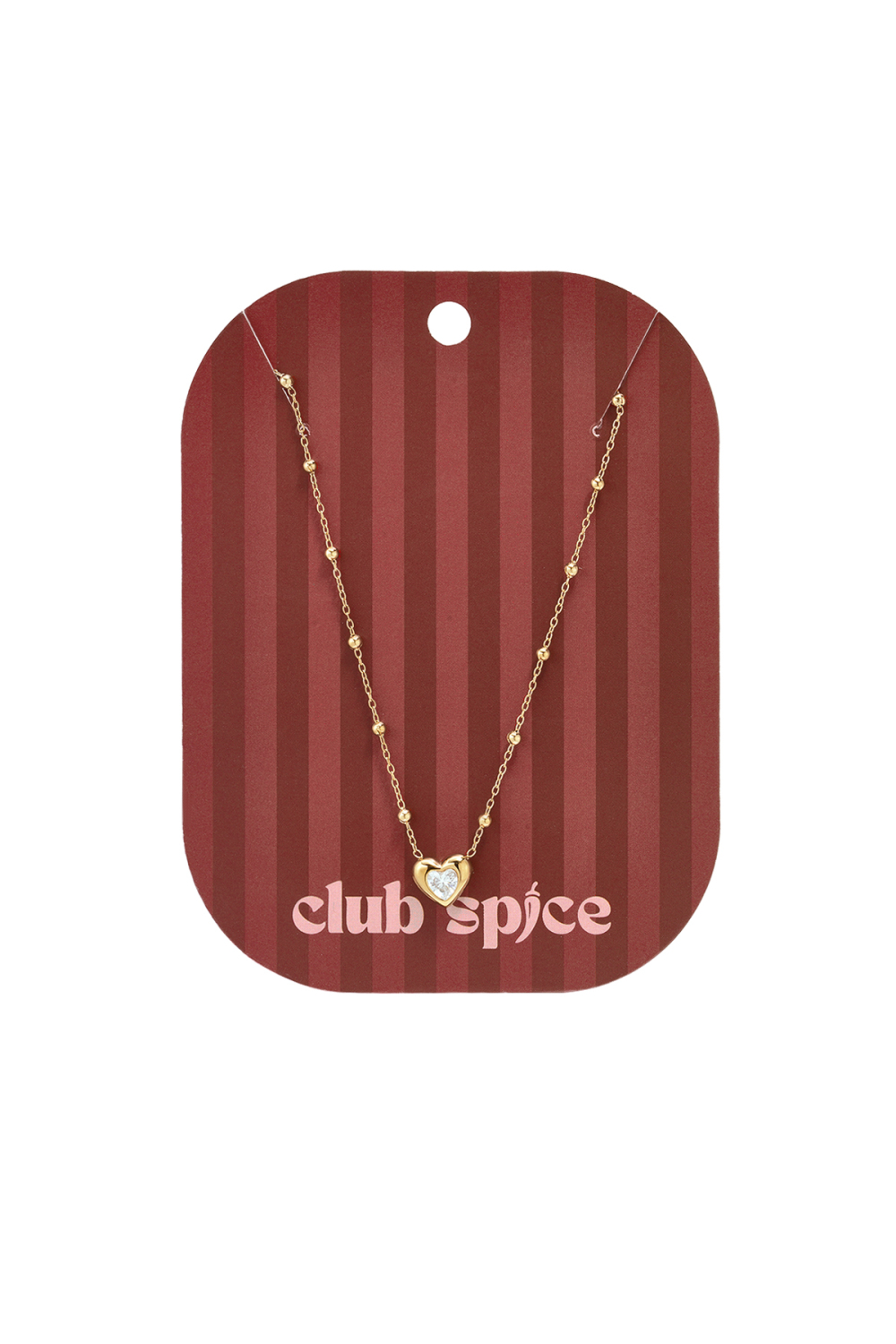 Collane Con Pendente A Forma Di Cuore In Acciaio Inossidabile Placcato Oro 14 Carati, Serie Simple Daily Simple, Gioielli Da Donna h5Immagine2