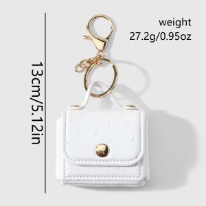Simple Series Daily Solid Color Alloy Bag Charms Earphone Case h5 Picture2