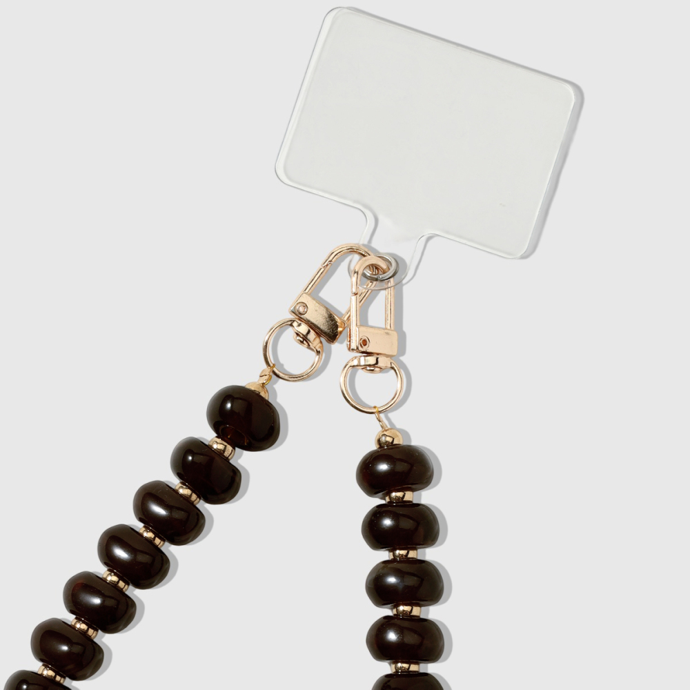 Simple Series Daily Solid Color Beads Alloy Phone Chain Picture6