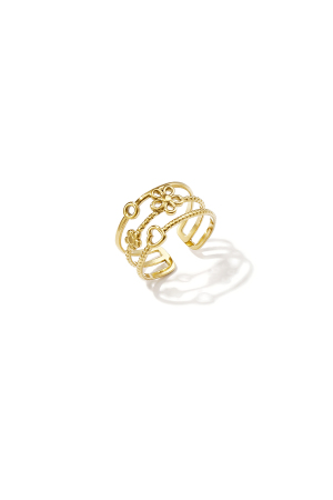 Stainless Steel Minimalist Rings Flower Daily Simple Series Women's Jewelry h5