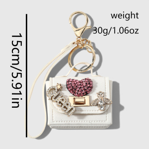 Simple Series Daily Letter Heart Animal Alloy Bag Charms Earphone Case h5 Picture2