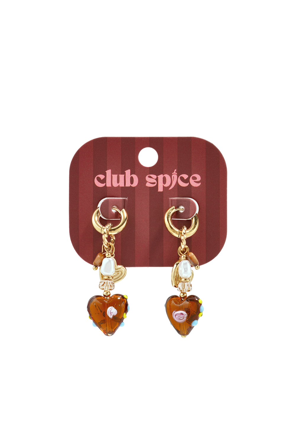 Stainless Steel Beads Earrings Heart Cute Daily Simple Series Women's Jewelry Picture2