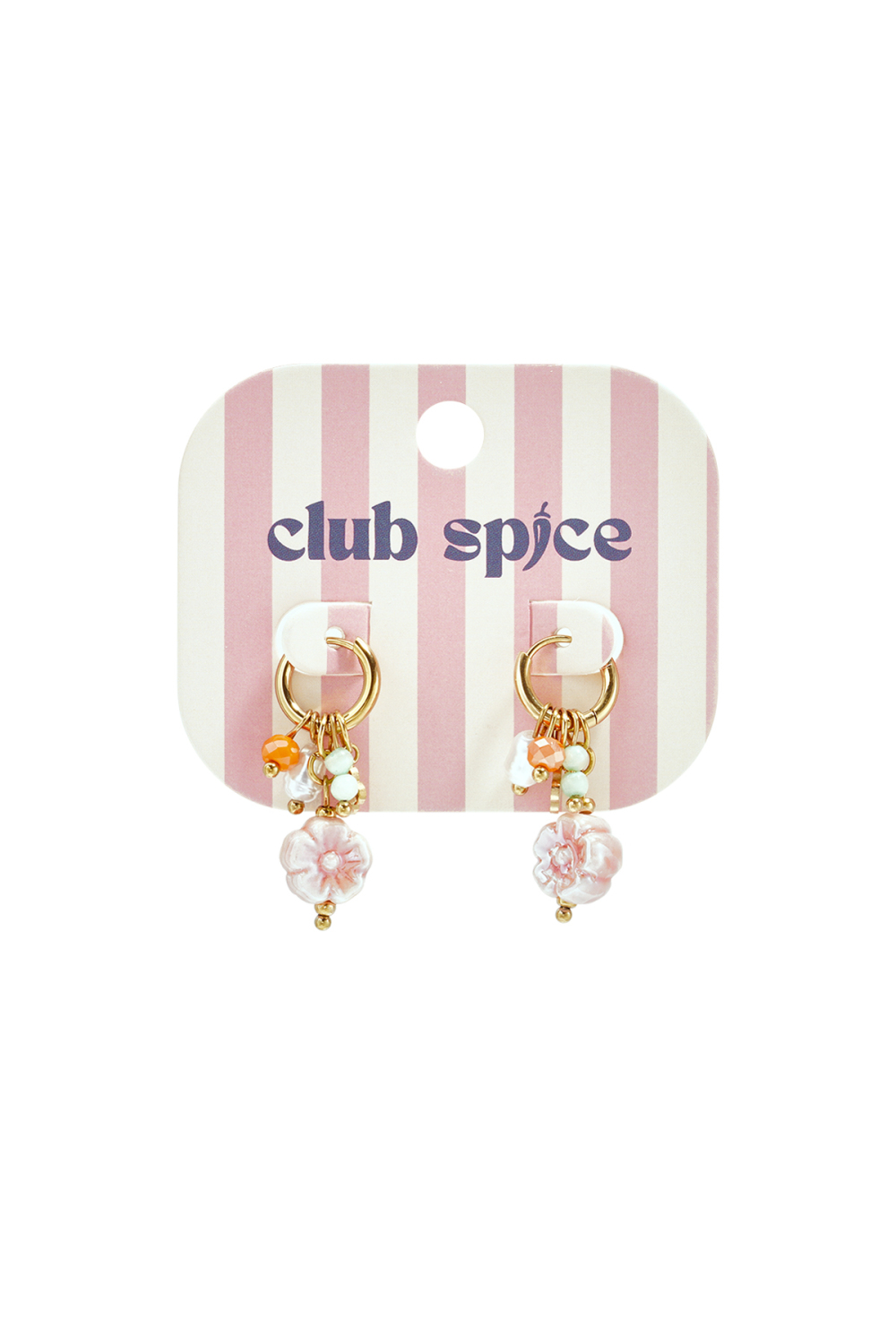 Stainless Steel Beads Earrings Flower Cute Daily Simple Series Women's Jewelry h5Picture2