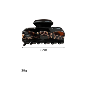 Simple Series Retro Leopard Print Lines Acetate Hair Claws h5 Picture4