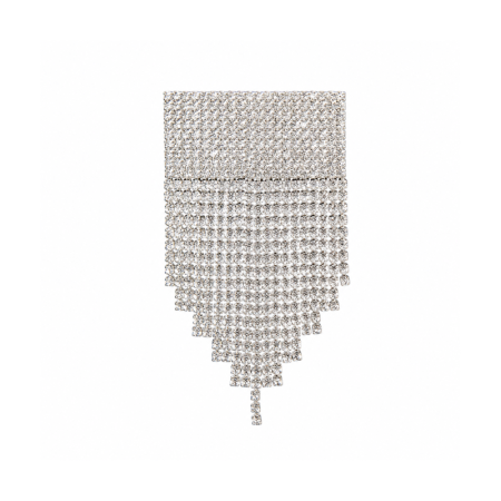 Luxurious Series Simple Tassel Alloy Rhinestone Brooches