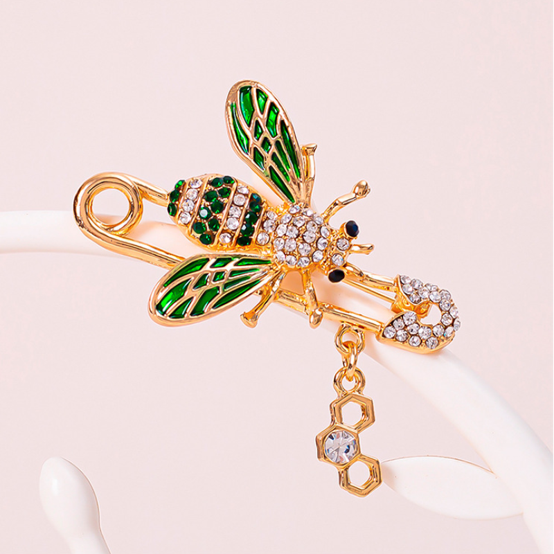 Luxurious Series Daily Animal Mixed Color Alloy Rhinestone Brooches h5Picture4
