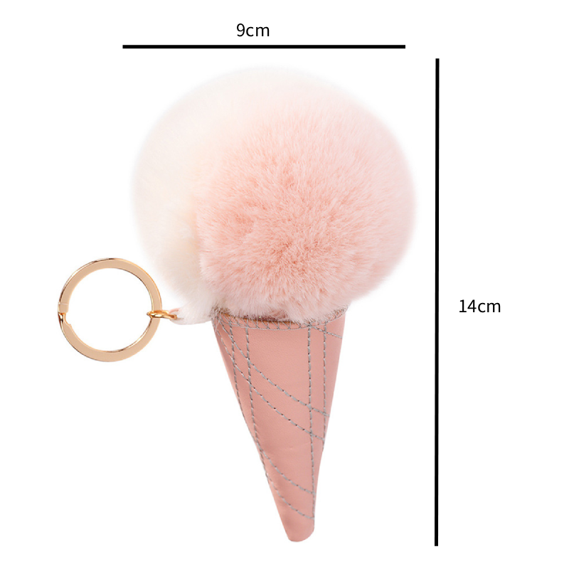 Simple Series Sweet Food Imitation Fur Keychain Picture2