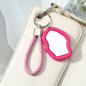 Simple Series Daily Irregular Shape Solid Color Acrylic Keychain h5 Picture4